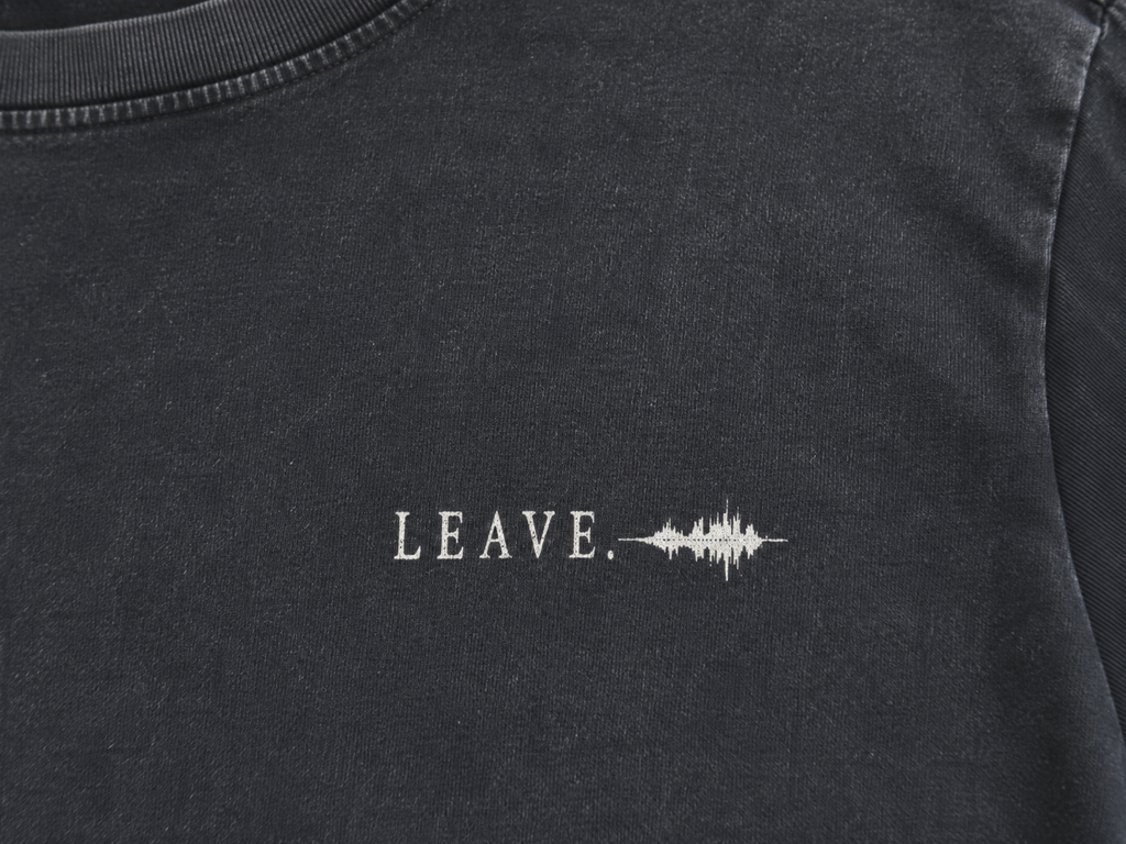 Leave A Mark — Oversized Vintage Shirt | Washed Black