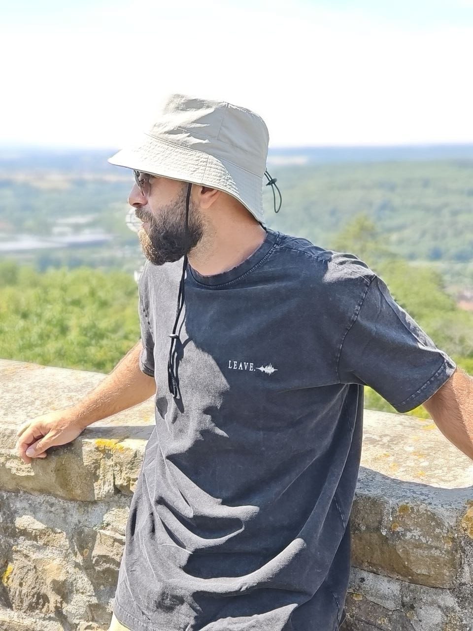 Leave A Mark — Oversized Vintage Shirt | Washed Black