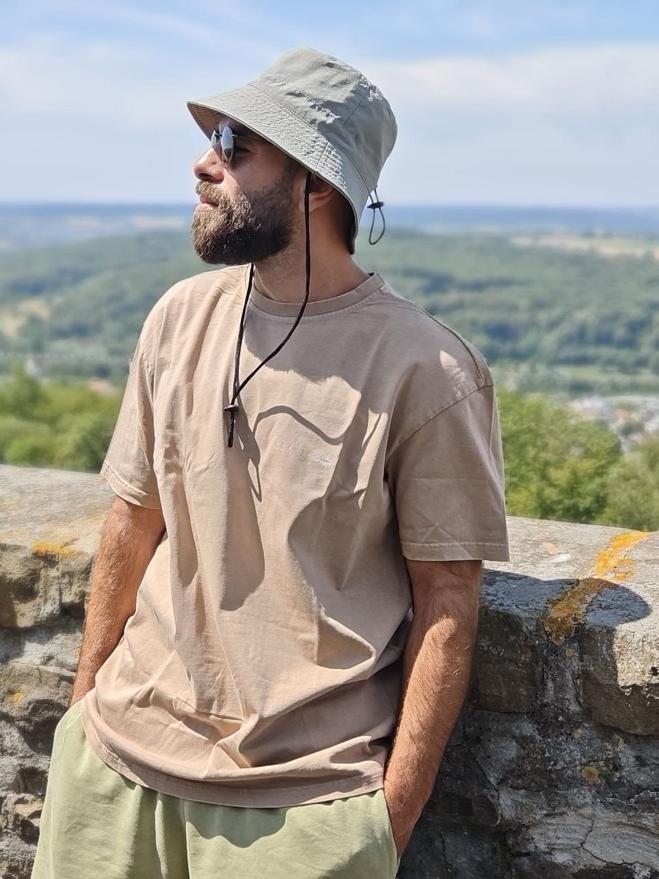 Leave A Mark — Oversized Vintage Shirt | Union Beige