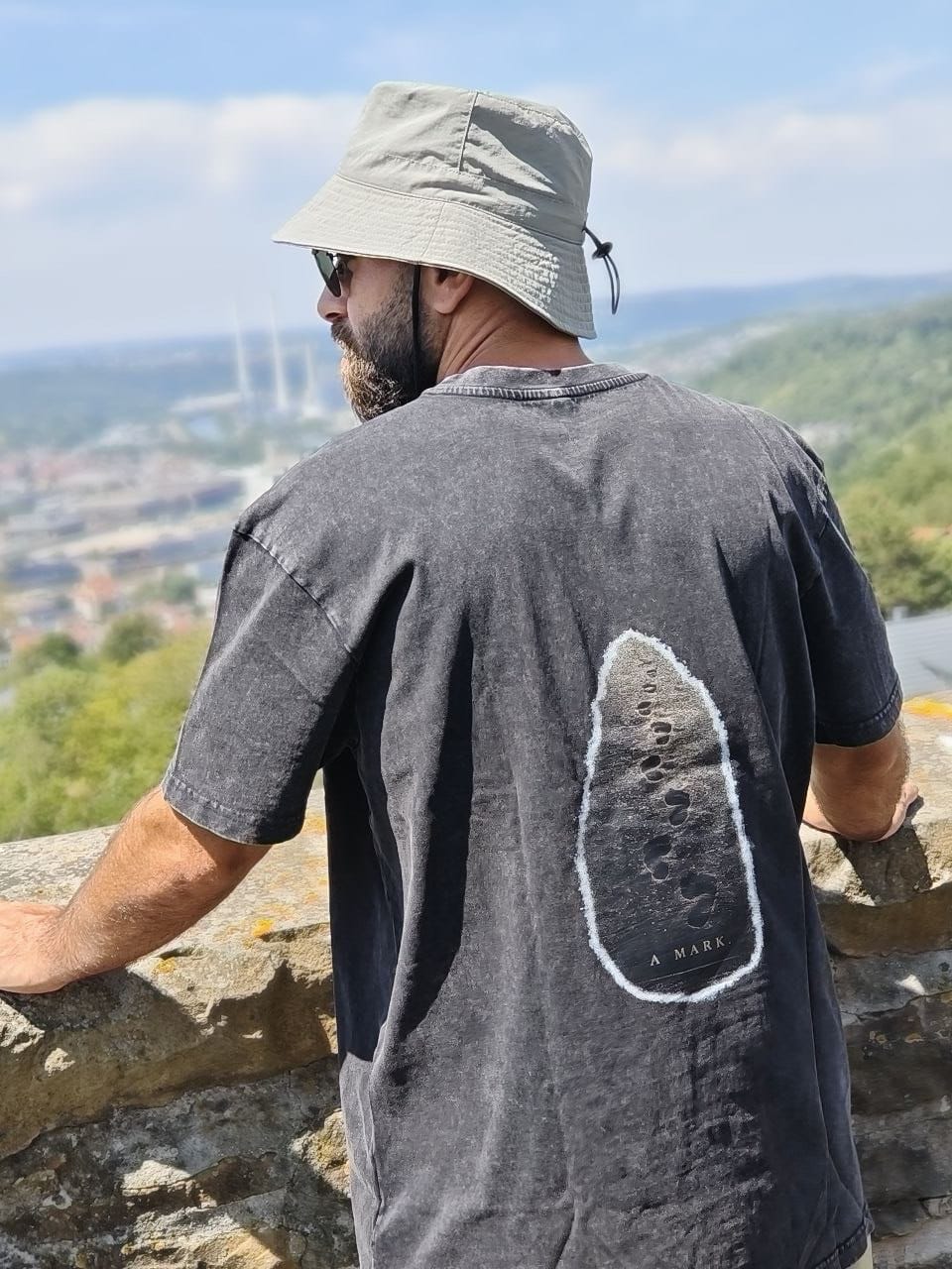 Leave A Mark — Oversized Vintage Shirt | Washed Black