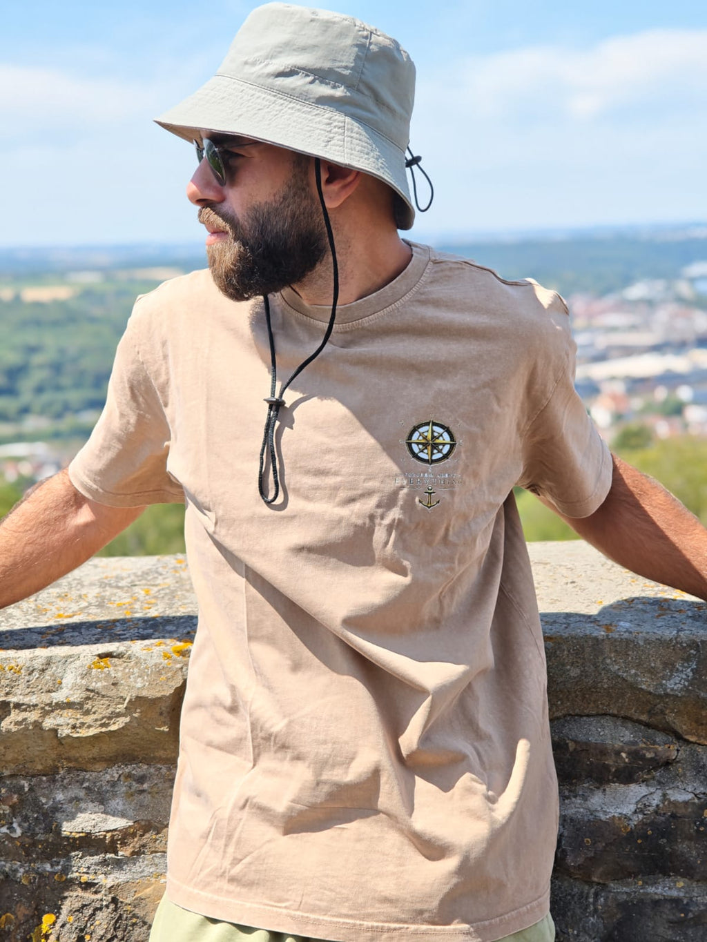 Freedom Above Everything — Oversized Vintage Shirt | Union Beige
